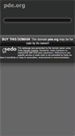 Mobile Screenshot of pde.org